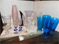 Variety of vases & Goblets