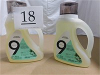 2 Bottles element 9 eucalyptus laundry soap