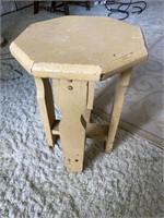 Small wooden plant stand