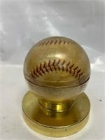 Vintage Baseball With Base & Case