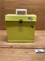 Vintage washable record and toy carrying case