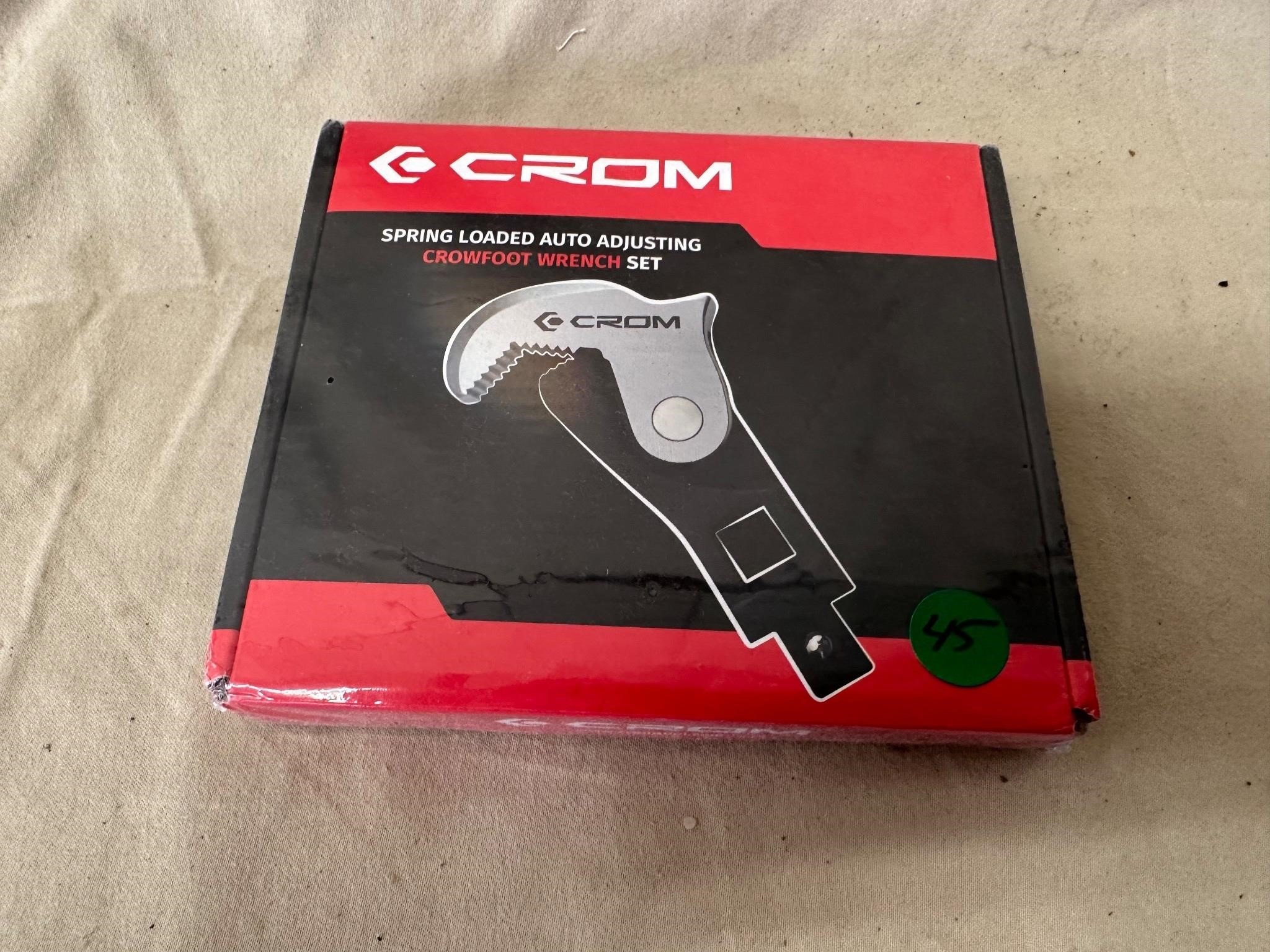 Crowfoot wrench set