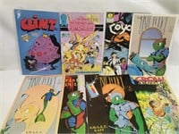 Fish Police, coyote Clint comic book lot