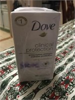 3 Dove clinical protection 1.7 oz each
