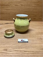 Vintage hall yellow cookie jar