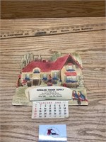 Vintage calendar made in Germany