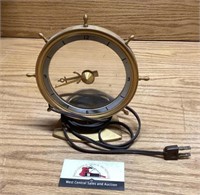 Vintage Golden helm electric clock