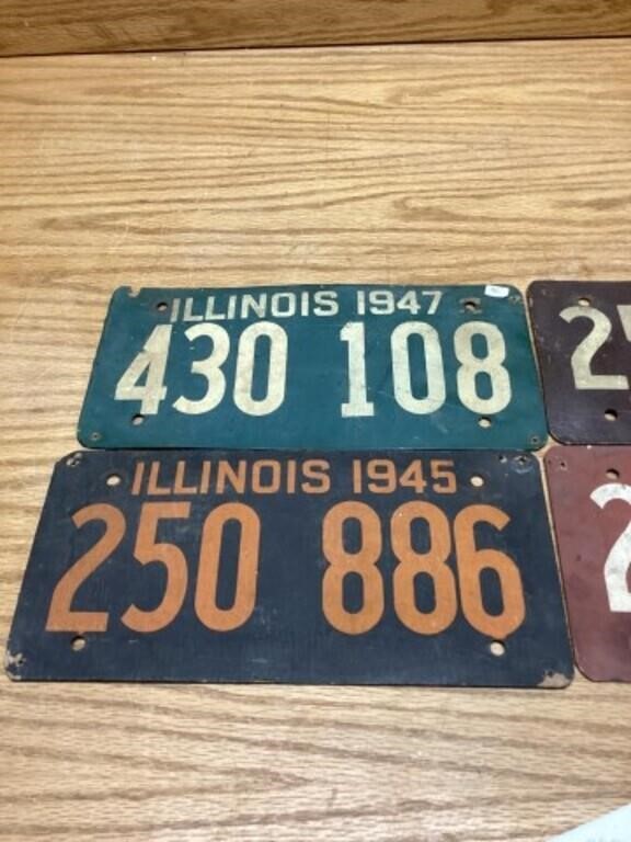 4 Soy fiber Illinois license plates