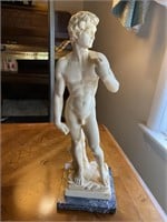 Vintage A. Santini sculpture of Michelangelo’s
