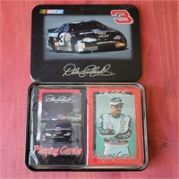 Earnhardt Playing Cards in Collectors Tin