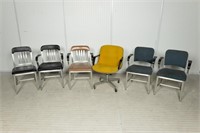 MCM Industrial Chairs (6)
