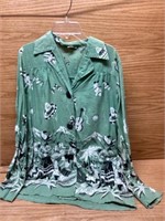 Vintage Wayne maid Hawaiian shirt size 18 womens
