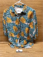 Vintage Fast Ln., Hawaiian shirt size medium