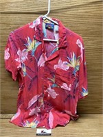 Vintage Hawaiian blues Hawaiian shirt size medium