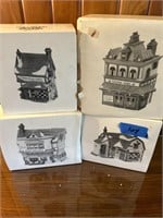 Dickens Village series 4 pieces