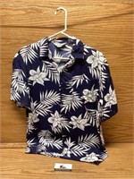 Vintage island image Hawaiian shirt size medium