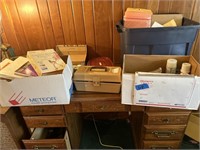 Large lot of art supplies and miscellaneous