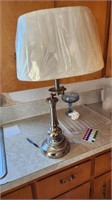 Stainless steel table lamp
