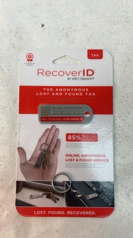 Recover ID lost and found tag