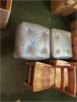 Two Ottomans and two child’s chairs