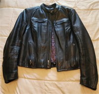 Womens leather Harley Davidson jacket size Large