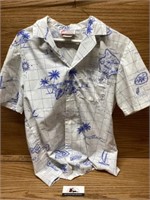 Vintage Malihini Hawaii Hawaiian shirt size medium