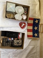 Jewelry boxes, purses, and miscellaneous