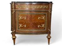 French Marble and Bronze Commode
