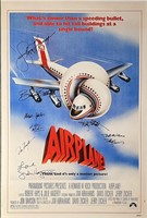 Airplane cast signed movie poster