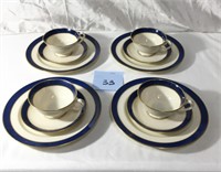 Set of 4 Luncheon Plates (Tiffany & Co., Lenox...