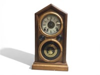 Vintage Wooden Mantel Clock
