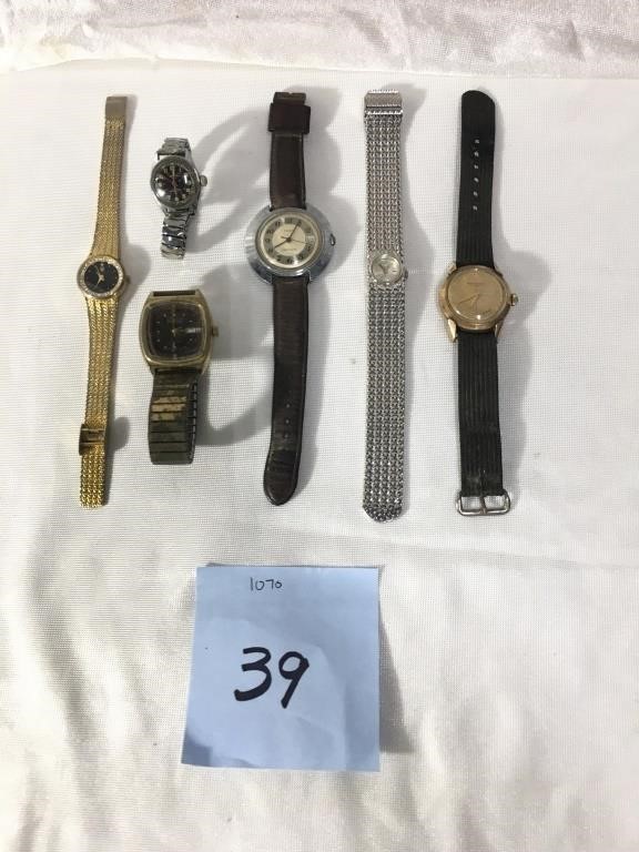 Lot of 6 Watches (Various Conditions, As Is)