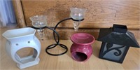 Lot of Candle Holders, Wax Burner & Diffuser