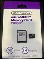 Infinitive micro sd memory card 128GB