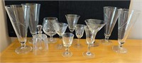 Lot of Assorted Crystal & Glass Glassware