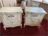 French provincial nightstands
