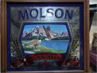 Molson Canada mirror 19x16