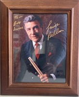 Louie Bellson signed photo in custom frame