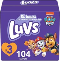 Luvs Diapers - Size 3, 104 Count, Paw Patrol