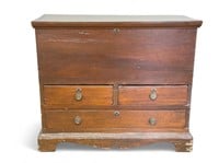 Tall Blanket Chest with Drawers