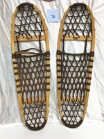 Vintage Vermont Tubbs Wood Frame Snowshoes