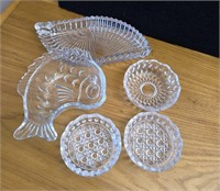 Lot of Assorted Small Glass Dishes