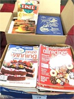 2 cases of Cookbooks and Cooking Magazines