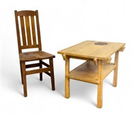 Artisan MCM Table and Mission Chair