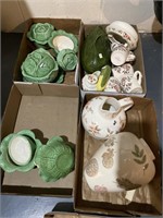 Green cabbage serving set and other miscellaneous