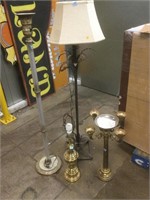 Vintage Lamps and Candelabra