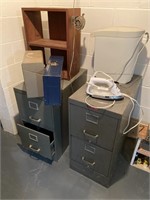 Metal file cabinets, and other miscellaneous