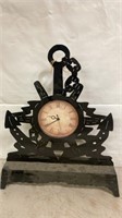 Nautical ships anchor clock