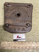 Cast-iron 0C wagon company Burlington Iowa