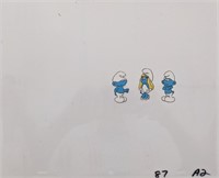The Smurfs Original Animation Cel